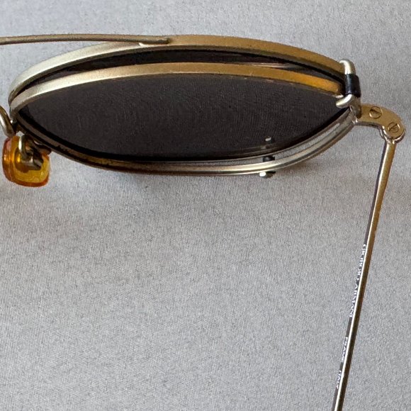 Vintage 90's Gorgio Armani bronze tone eyeglasses - Picture 5 of 12